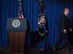 Donald Trump habló a los medios tras el bombardeo a Siria Donald Trump habló a los medios tras el bombardeo a Siria