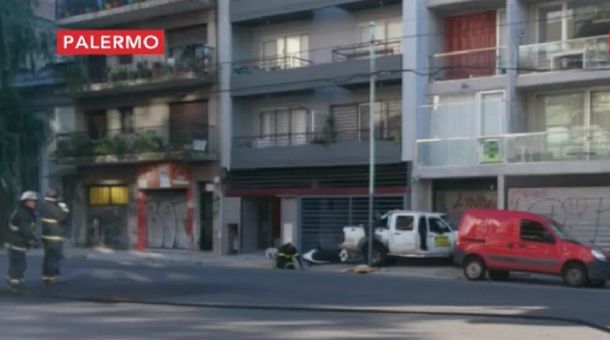 Una camioneta chocó un medidor y provocó una fuga de gas en Palermo