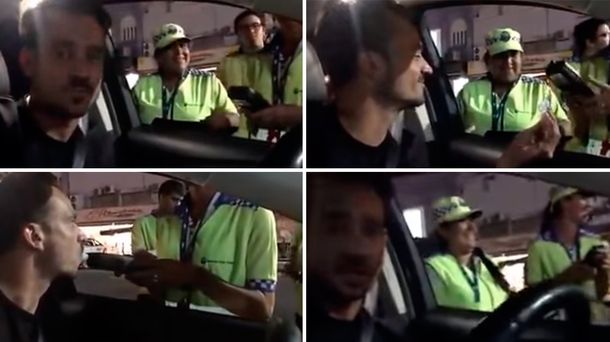 Chano pasó un control de alcoholemia y subió el video a su cuenta de Facebook