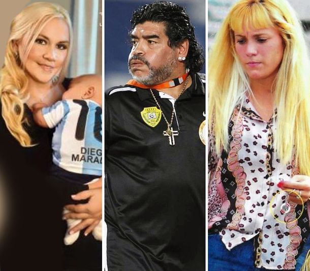 Maradona fue al hospital acompañado de Rocío Oliva