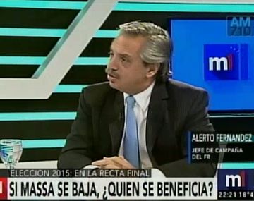 Alberto Fernández: Es indudable el deterioro en el voto de Sergio Massa