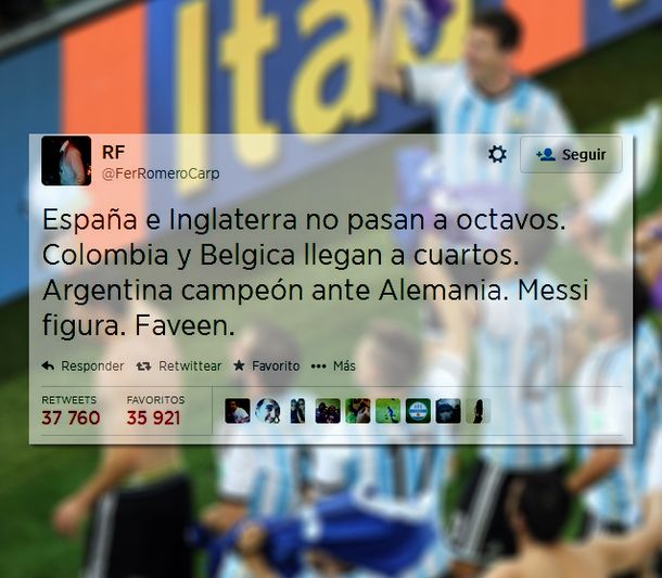 La predicción de la que todos hablan da a Argentina como campeón el domingo