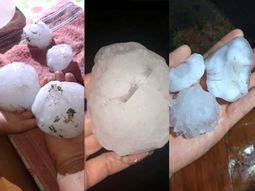 las imagenes de la feroz tormenta en mendoza: cayo granizo del tamano de una mano las imagenes de la feroz tormenta en mendoza: cayo granizo del tamano de una mano