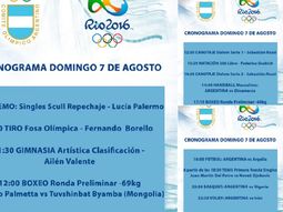 domingo olimpico: que argentinos competiran hoy domingo olimpico: que argentinos competiran hoy