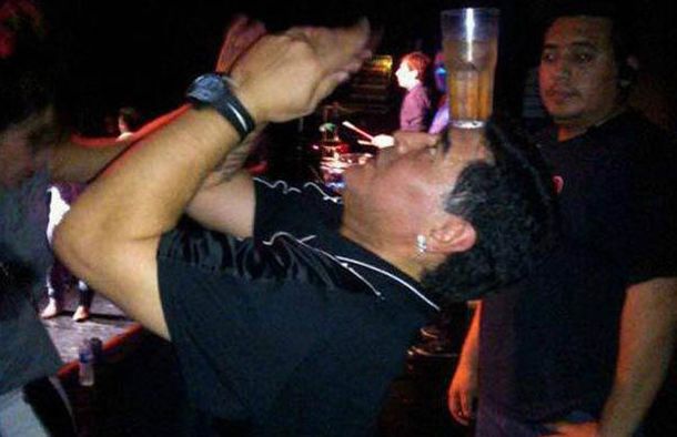 La agitada noche de cumbia y champagne de Maradona