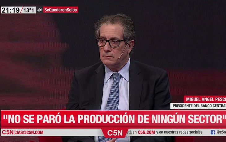 Pesce: En septiembre vamos a volver a acumular reservas