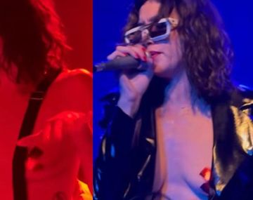 Sofía Gala debutó como cantante de Fea y tuvo el apoyo especial de Fito Páez en primera fila