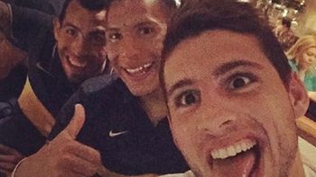 mira el festejo de los jugadores de boca y sus cantitos contra river mira el festejo de los jugadores de boca y sus cantitos contra river