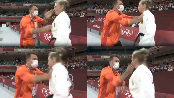 La violenta forma de motivar a una judoca por parte de su entrenador