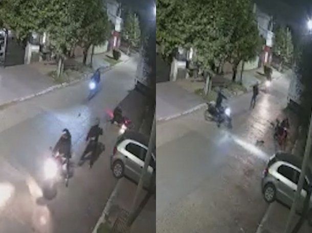 Video: brutal robo de motochorros en José C. Paz