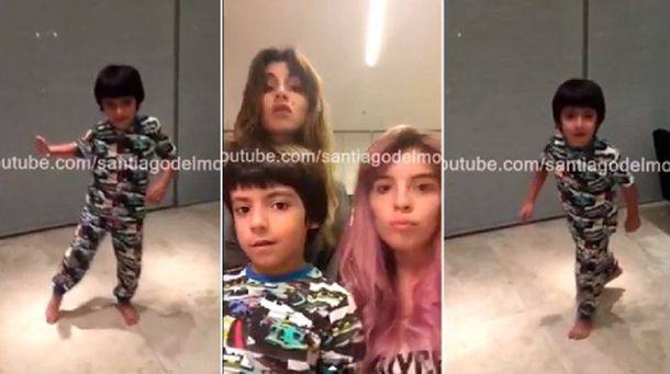 Benjamín Agüero baila al ritmo de la hija de Santiago del Moro