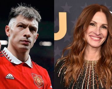 Las fotos de Julia Roberts y Lisandro Martínez que enloquecieron a los fanáticos