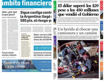 Tapas de diarios del sábado 30 de junio de 2018