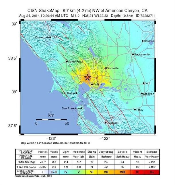 Un terremoto de 6.1 sacudió el suroeste de Estados Unidos