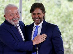 Los presidentes brasileño y uruguayo. Los presidentes brasileño y uruguayo.