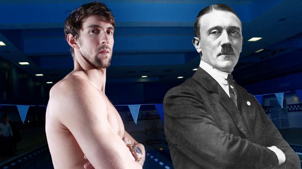 Insólito: el inesperado vínculo entre Michael Phelps y Adolf Hitler