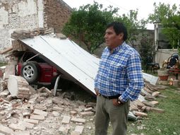 Una cámara grabó el momento del terremoto en El Galpón