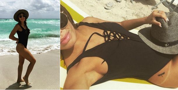 Lali Espósito provoca con fotos hot en las playas de Miami