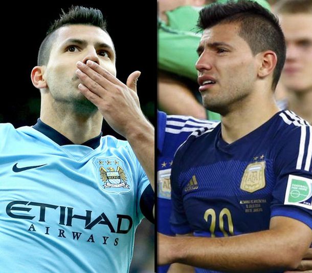 Las dos caras del Kun Agüero: de la sequía del Mundial a goleador en el City