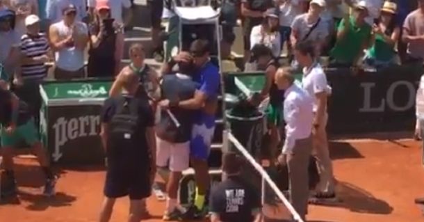 El gesto de Del Potro con Nicolás Almagro