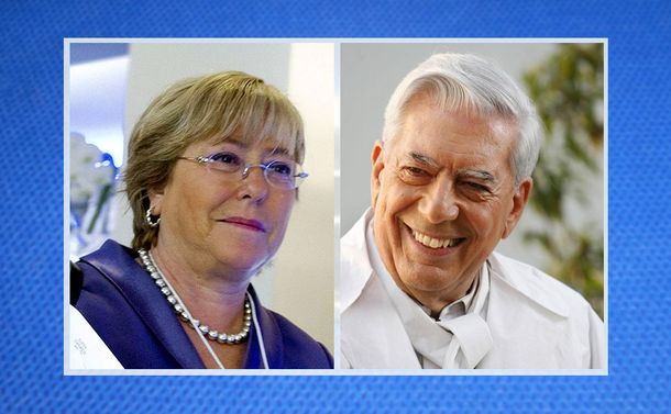 Vargas Llosa y Michelle Bachelet, entre los 50 intelectuales más influyentes