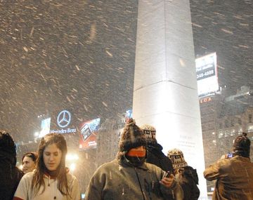 El SMN no descarta que caiga nieve en la ciudad de Buenos Aires