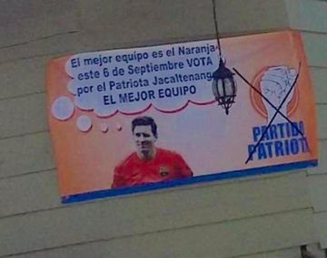 Un partido político de Guatemala usó la imagen de Messi sin permiso