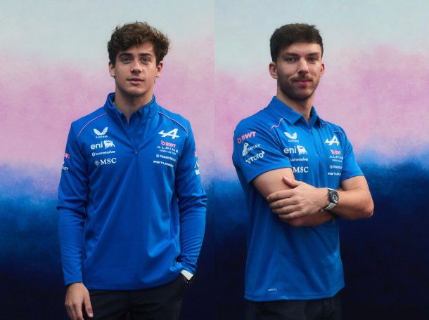 Colapinto se mete de lleno en la temporada 2026 y fue la cara del nuevo look de Alpine