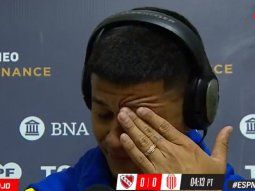 Entre lágrimas, Rojo se lamentó por su lesión y hasta anticipó el grado
