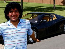 la ferrari negra de maradona llego a argentina: como y donde verla la ferrari negra de maradona llego a argentina: como y donde verla