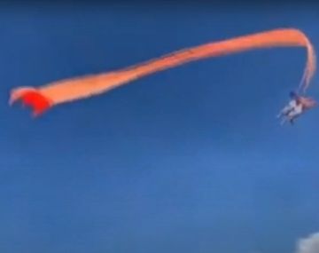 VIDEOS: Una nena salió volando enganchada de un barrilete