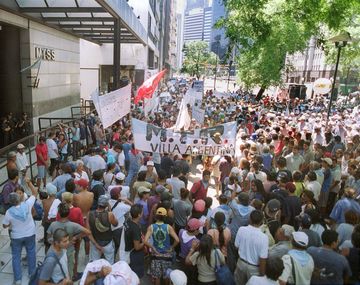 Movimientos sociales reclamaron presupuesto en Trabajo