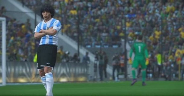 Maradona acordó con Konami por el PES 2017