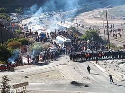 Represión a manifestantes contra la reforma constitucional