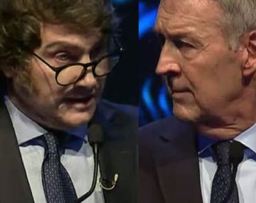 Javier Milei y Juan Schiaretti.