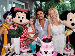 Así fue la fiesta de cumpleaños de la hija de Nicole y Cubero