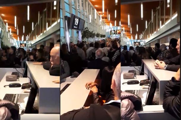 Caos en Ezeiza por la cancelación y demoras de vuelos: más de 300 personas varadas