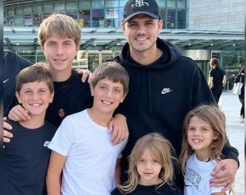 Así fue el reencuentro de Mauro Icardi con sus hijas: las imágenes