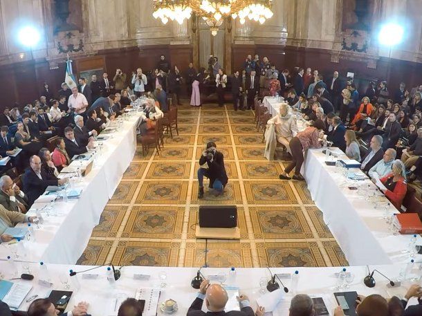 El Senado retomó el debate en comisión de la Ley Bases
