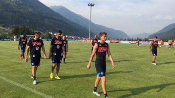 el equipo del pipita higuain entrena con un drone el equipo del pipita higuain entrena con un drone