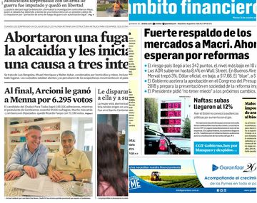 Tapas de diarios del martes 24 de octubre de 2017