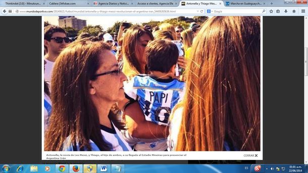 Messi festejó con su hijo Thiago la victoria de Argentina