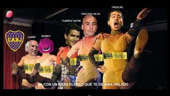 afiches con cargadas por la vuelta de riquelme afiches con cargadas por la vuelta de riquelme