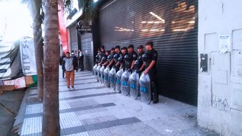El operativo se desarrolla en el Paseo de La Estación El operativo se desarrolla en el Paseo de La Estación
