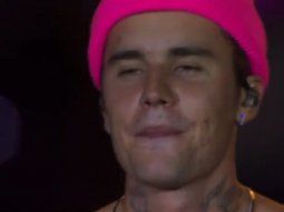 Tras las cancelaciones, así se lo vio a Justin Bieber en el último recital 