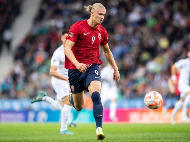 Erling Haaland se lesionó y no estará con Noruega en las Eliminatorias por la Eurocopa 2024