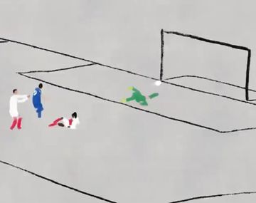 La gran definición del delantero argentino