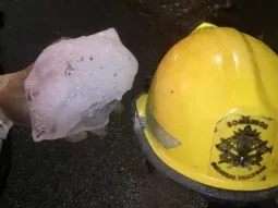 Desastre en San Luis por un temporal de granizo y fuertes vientos