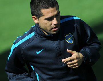 Riquelme vuelve a entrenar en Boca tras más de 200 días