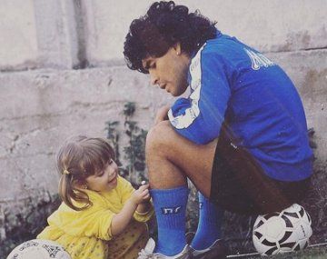 Dalma contó la historia detrás de la foto más hermosa con Diego: Un día me peleé y la tiré